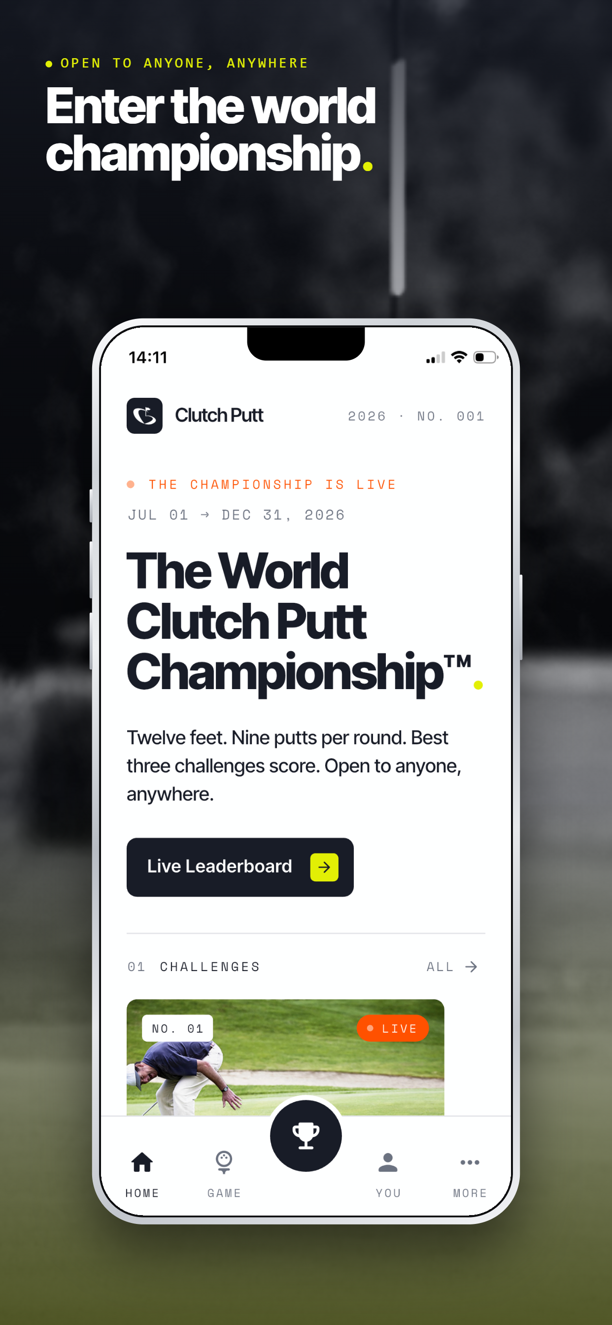 Home — the World Clutch Putt Championship